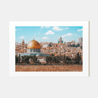 Palestine Landscape Color Poster