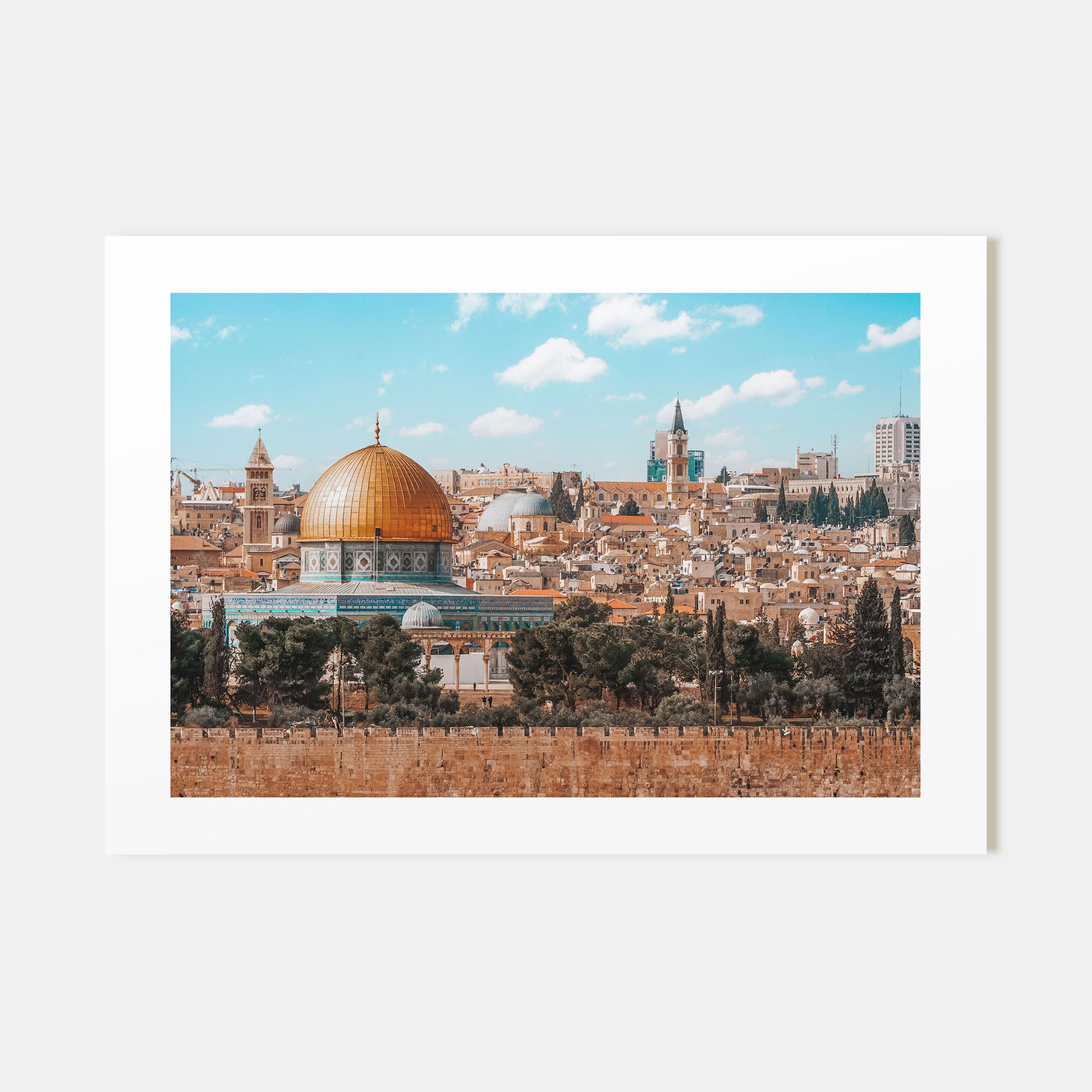 Palestine Landscape Color Poster