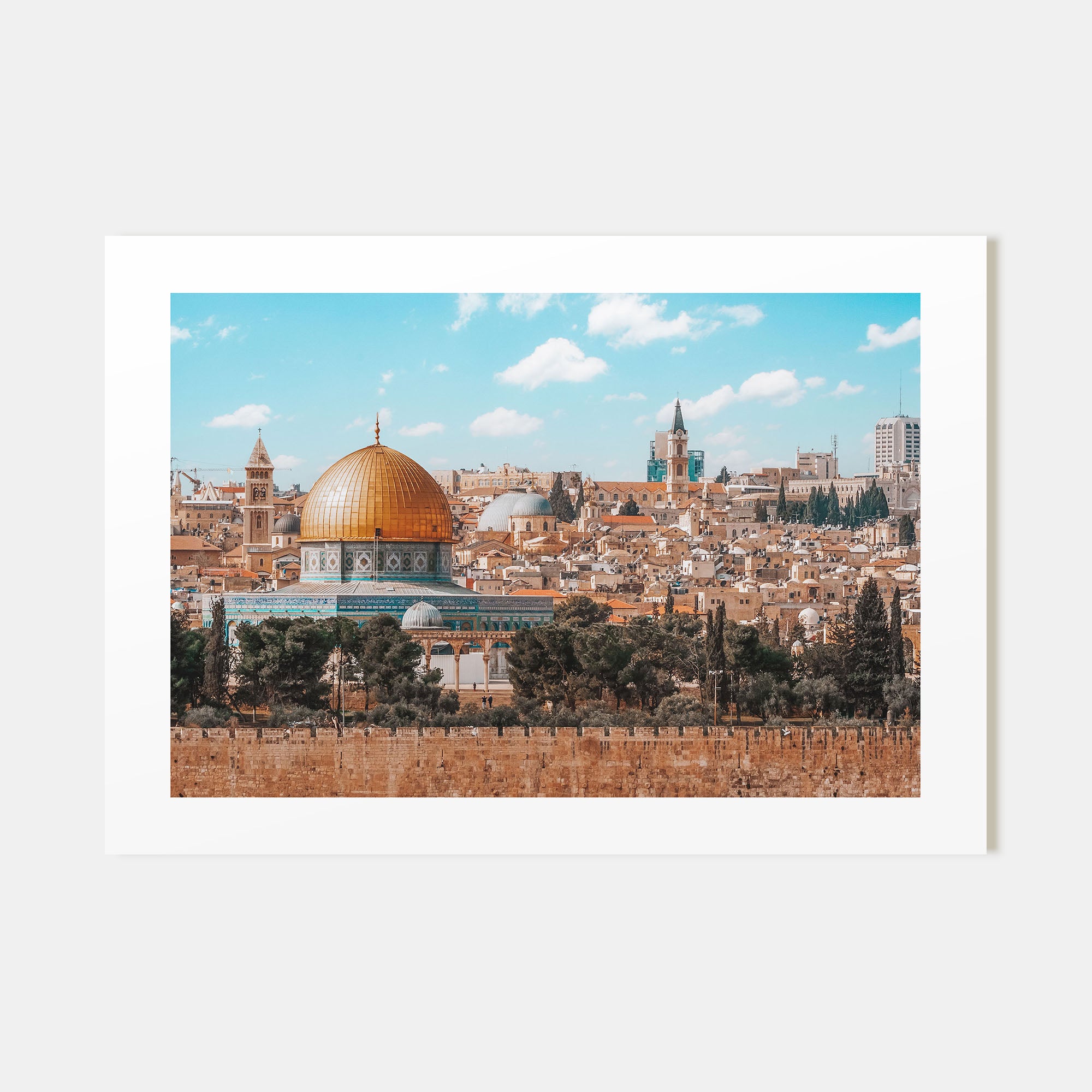 Palestine Landscape Color Poster