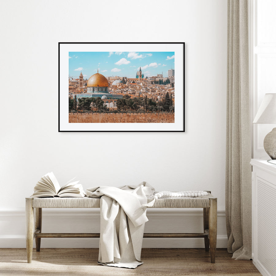 Palestine Landscape Color Poster