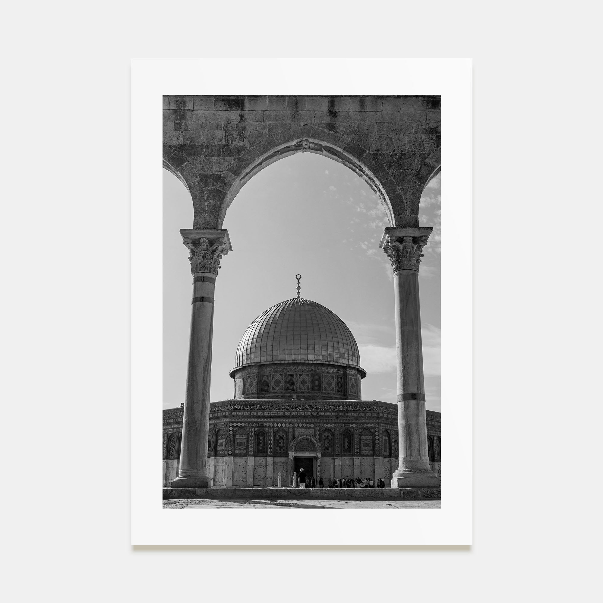 Palestine Photo B&W Poster