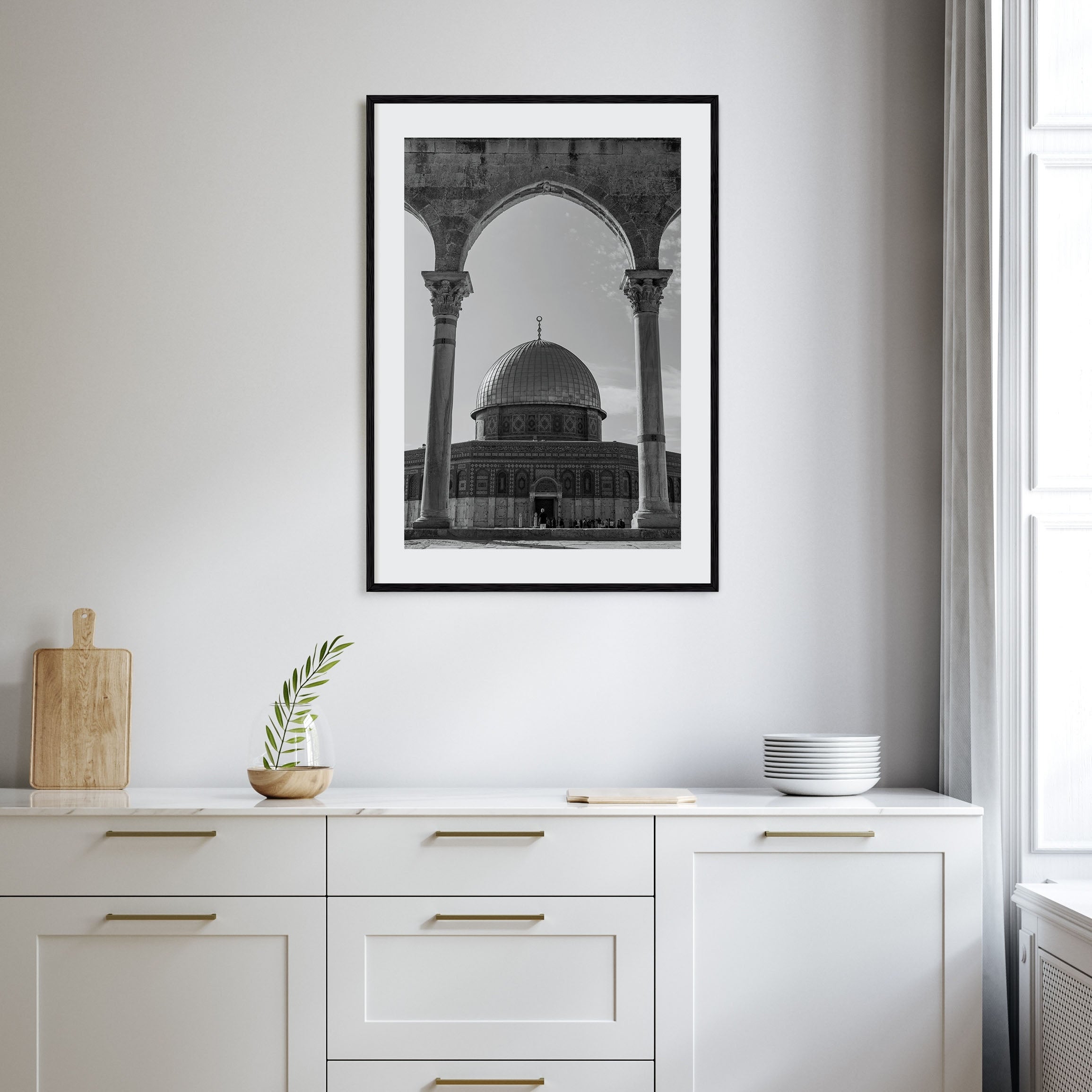 Palestine Photo B&W Poster