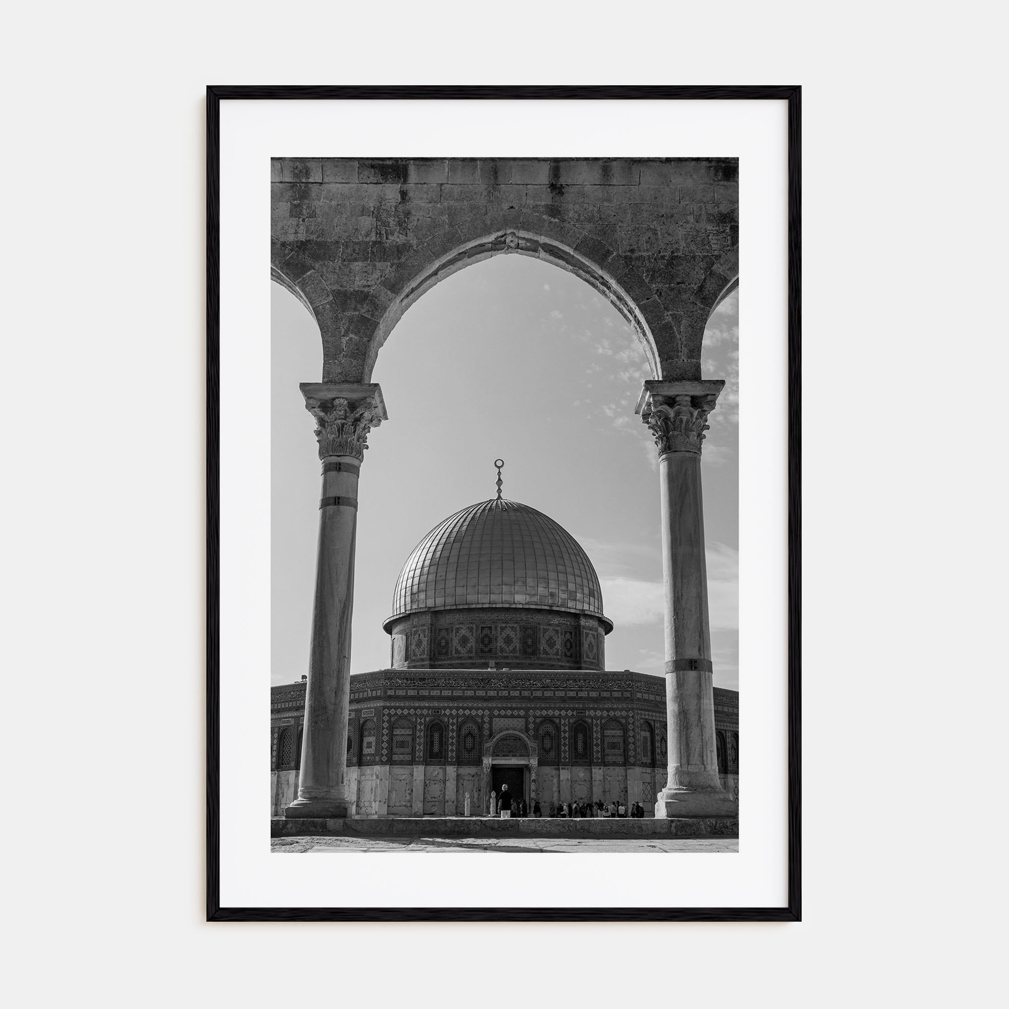Palestine Photo B&W Poster