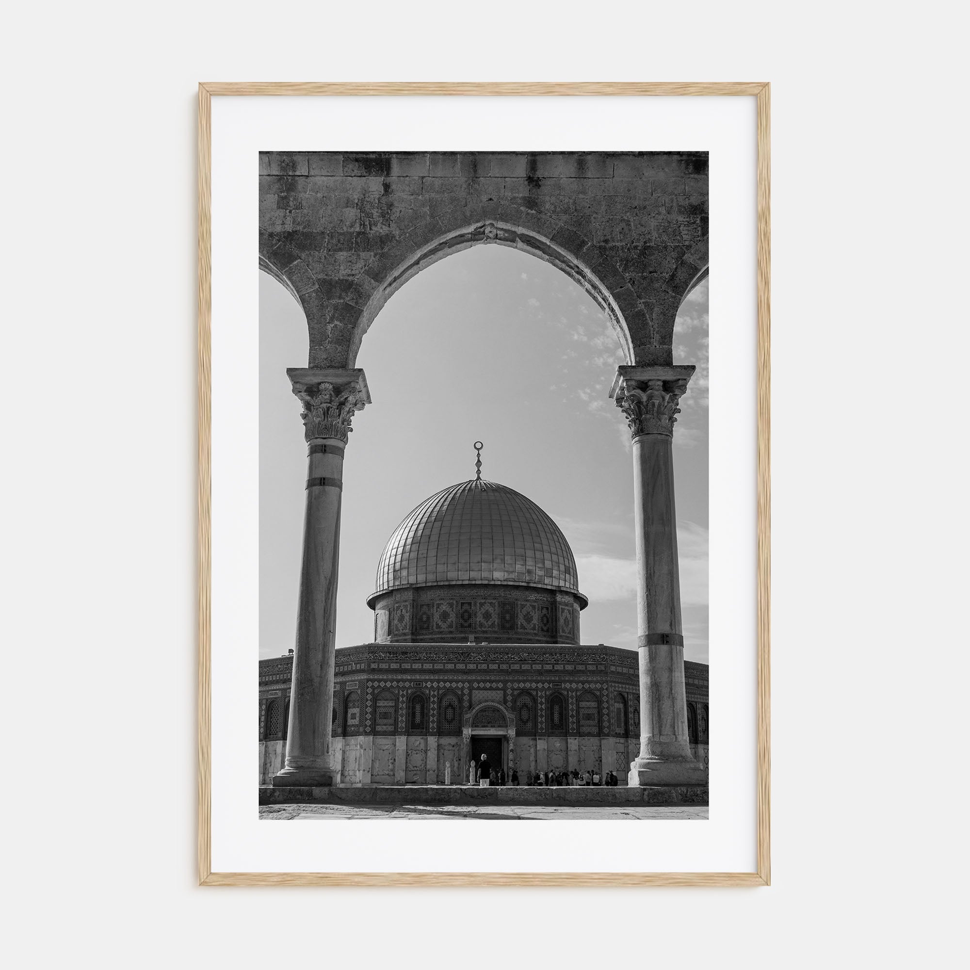 Palestine Photo B&W Poster