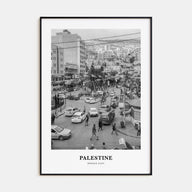 Palestine Portrait B&W No 1 Poster