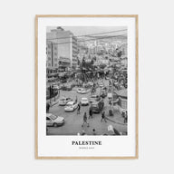 Palestine Portrait B&W No 1 Poster