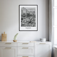 Palestine Portrait B&W No 1 Poster