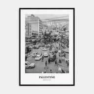 Palestine Portrait B&W No 1 Poster