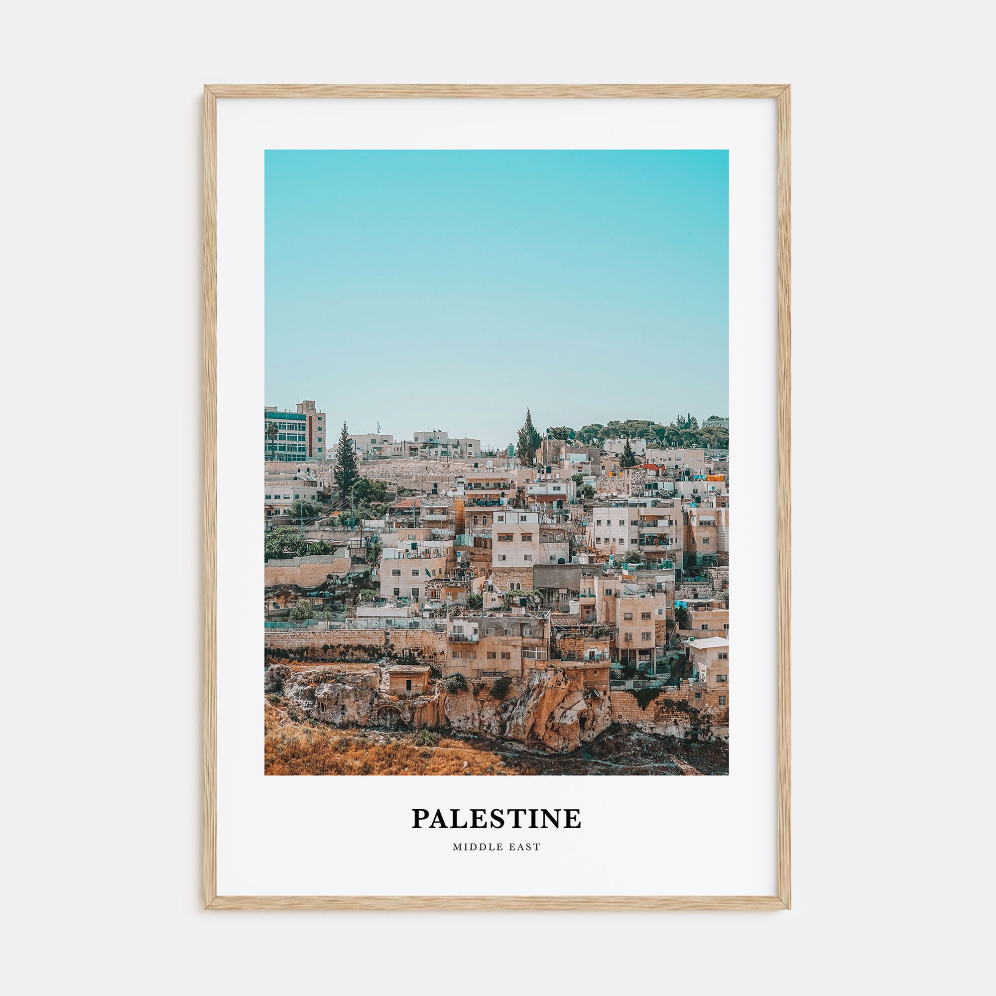 Palestine Portrait Color No 3 Poster