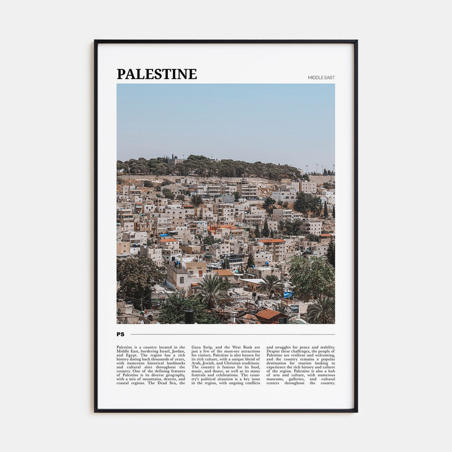 Palestine Travel Color No 2 Poster