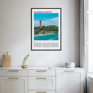 Palm Beach County Travel Color Poster