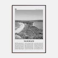Palm Beach, New South Wales Travel B&W Poster