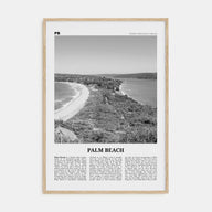 Palm Beach, New South Wales Travel B&W Poster