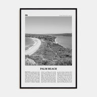 Palm Beach, New South Wales Travel B&W Poster