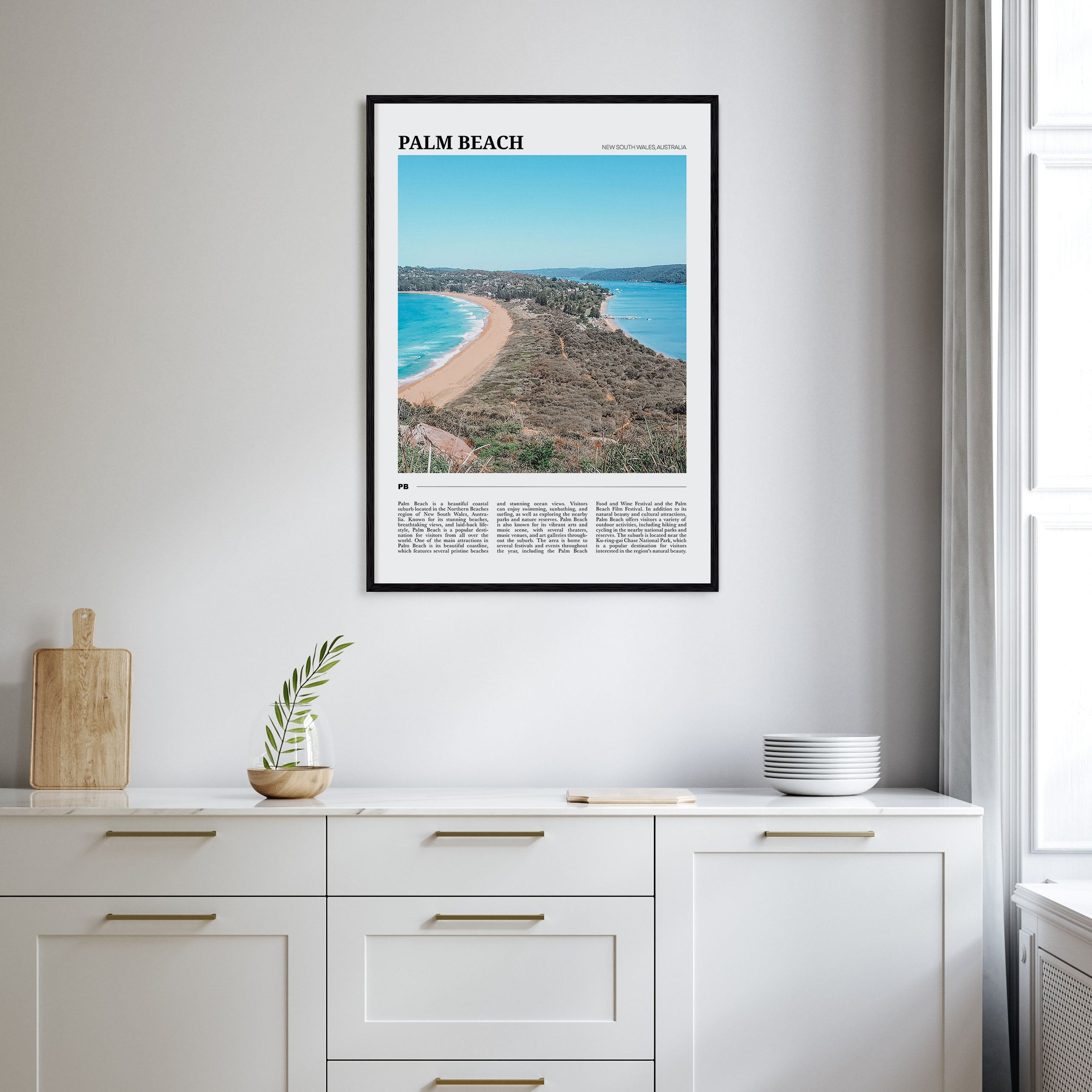 Palm Beach, New South Wales Travel Color Poster