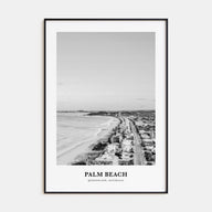 Palm Beach, Queensland Portrait B&W Poster