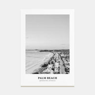 Palm Beach, Queensland Portrait B&W Poster