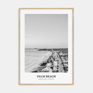 Palm Beach, Queensland Portrait B&W Poster
