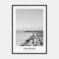 Palm Beach, Queensland Portrait B&W Poster