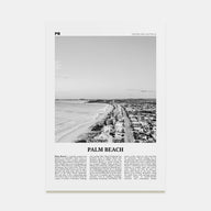 Palm Beach, Queensland Travel B&W Poster