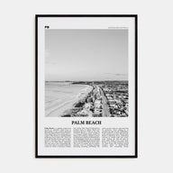 Palm Beach, Queensland Travel B&W Poster