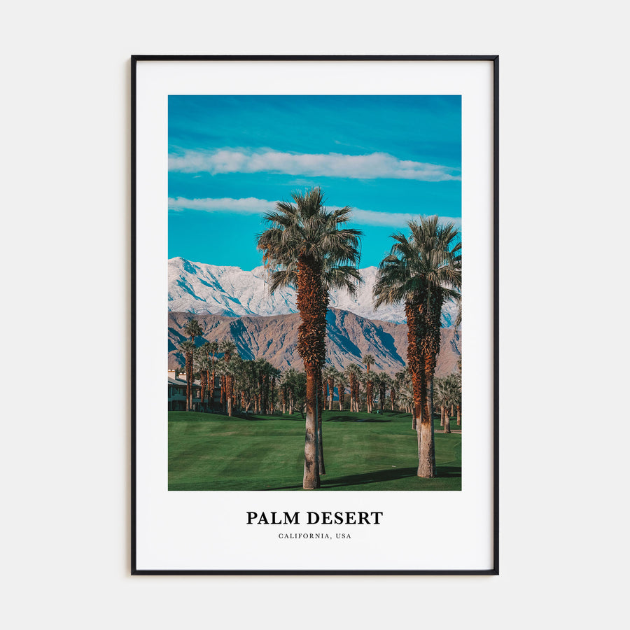 Palm Desert Portrait Color Poster