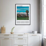 Palm Desert Travel Color Poster