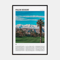 Palm Desert Travel Color Poster