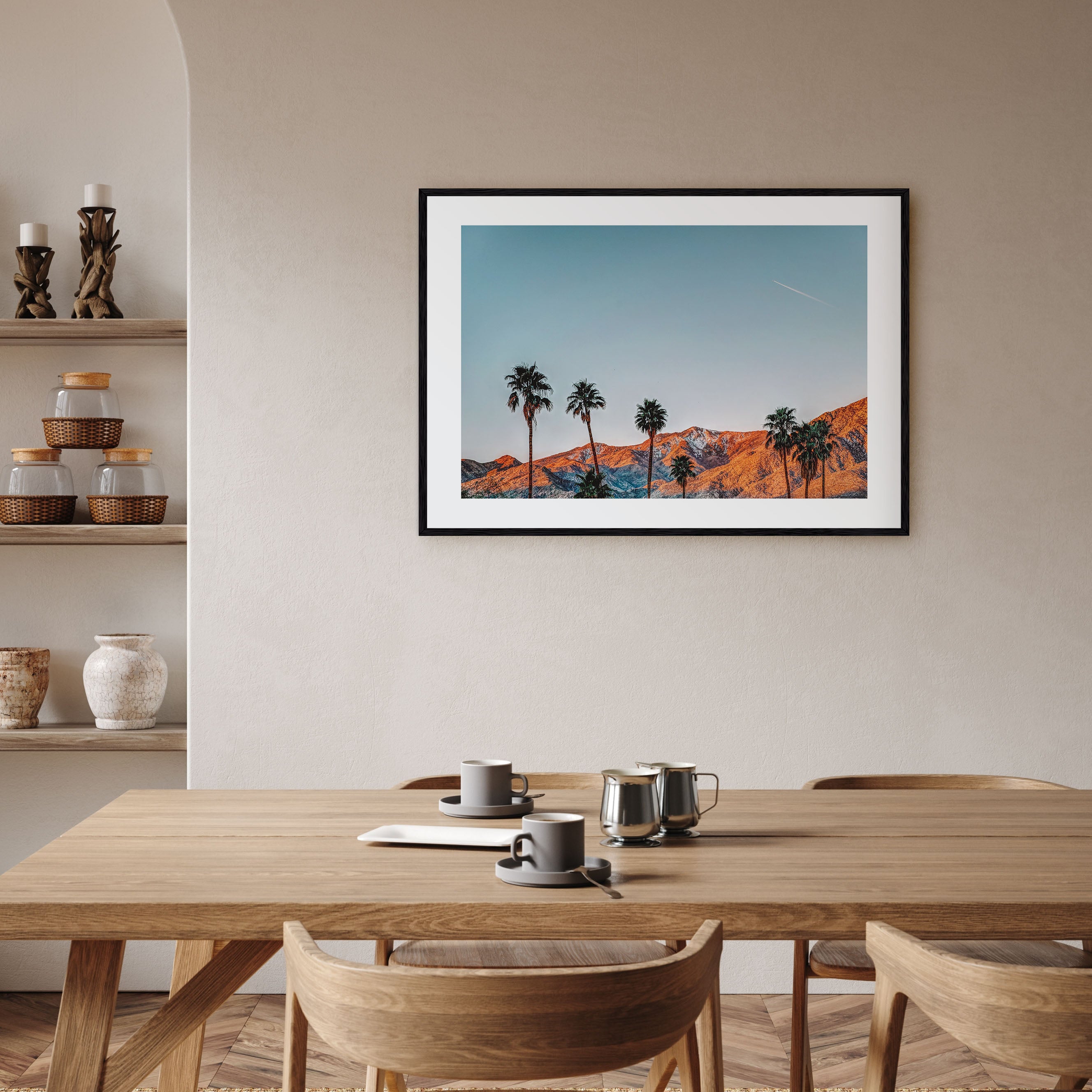Palm Springs Landscape Color Poster