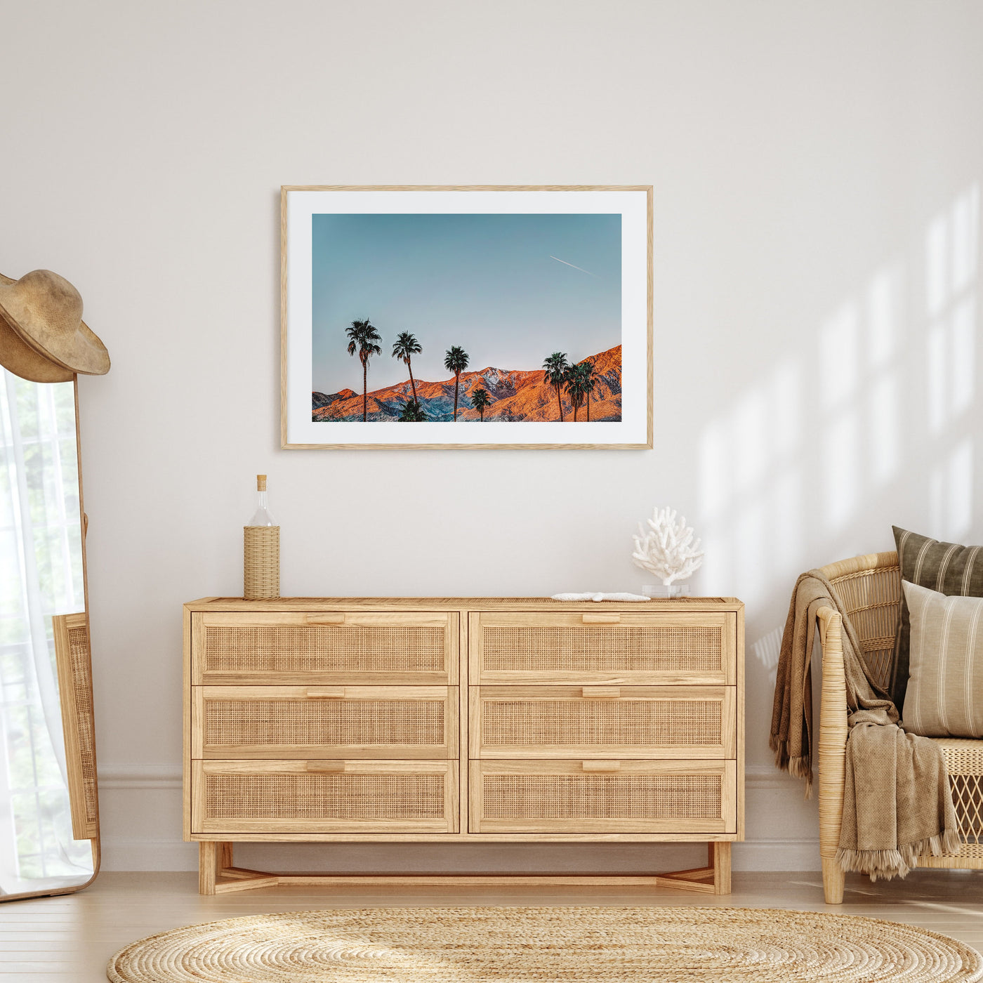 Palm Springs Landscape Color Poster
