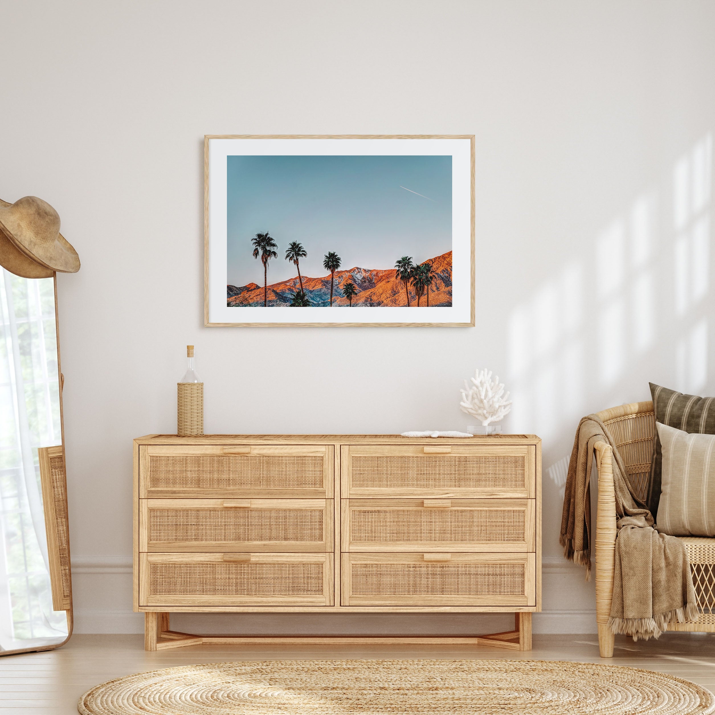 Palm Springs Landscape Color Poster