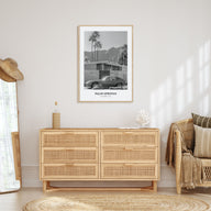 Palm Springs Portrait B&W No 1 Poster