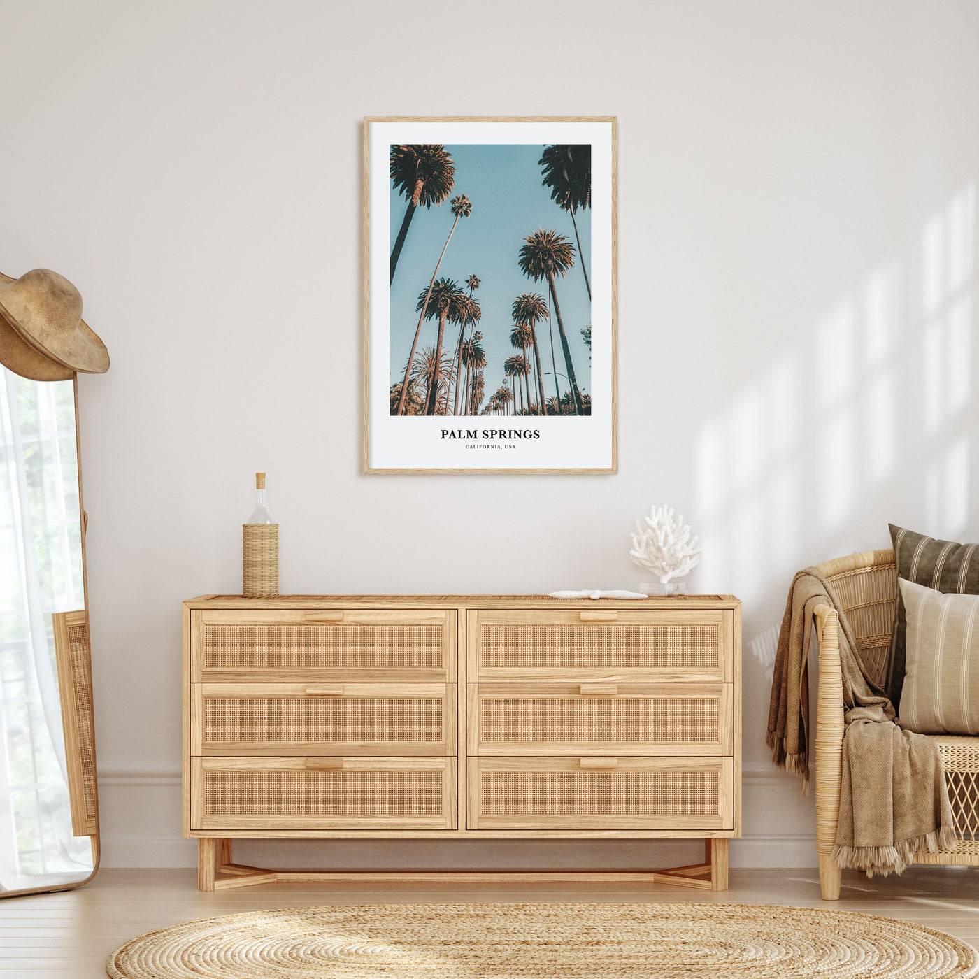 Palm Springs Portrait Color No 1 Poster
