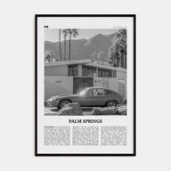 Palm Springs Travel B&W No 2 Poster