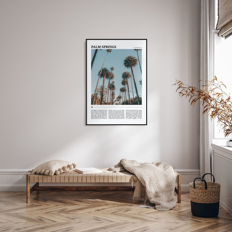 Palm Springs Travel Color No 1 Poster