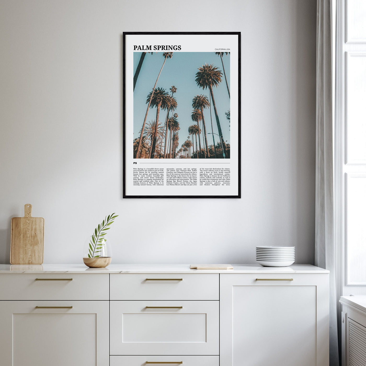 Palm Springs Travel Color No 1 Poster