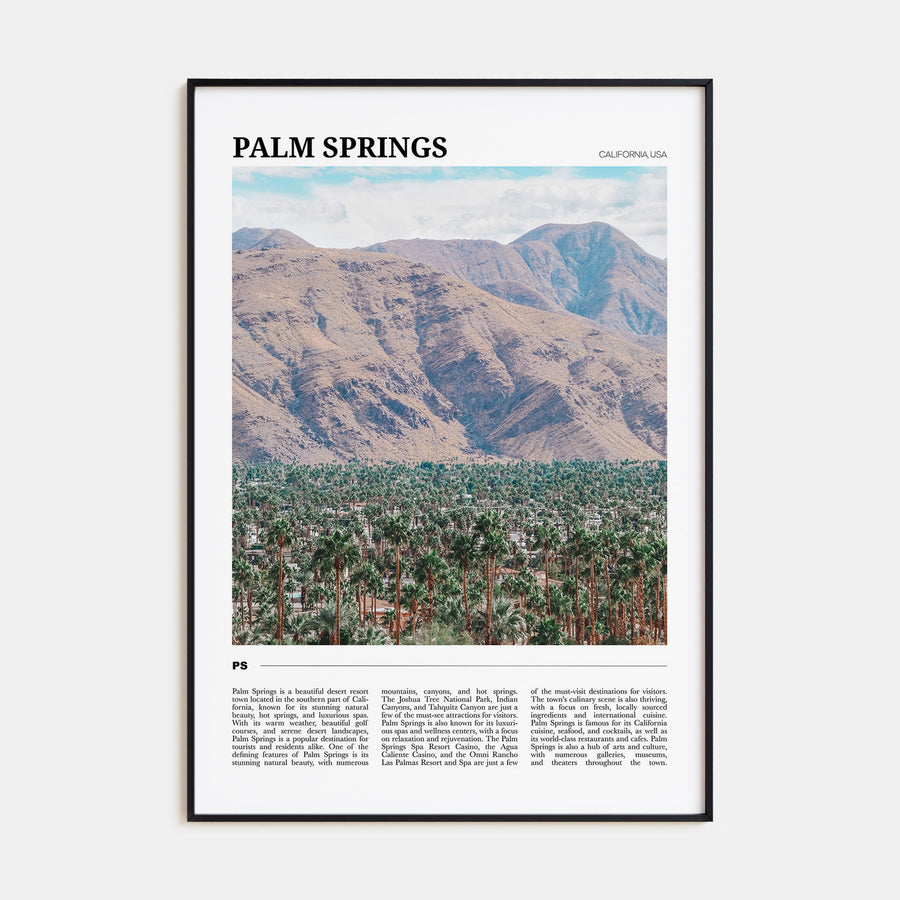 Palm Springs Travel Color No 2 Poster