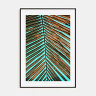 Palm Tree Leaf Photo Color Poster