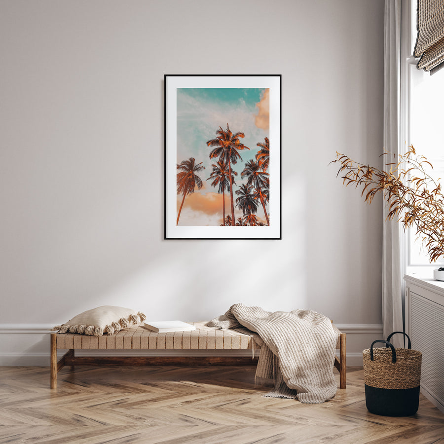 Palm Trees Photo Color No 10 Poster
