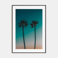 Palm Trees Photo Color No 11 Poster