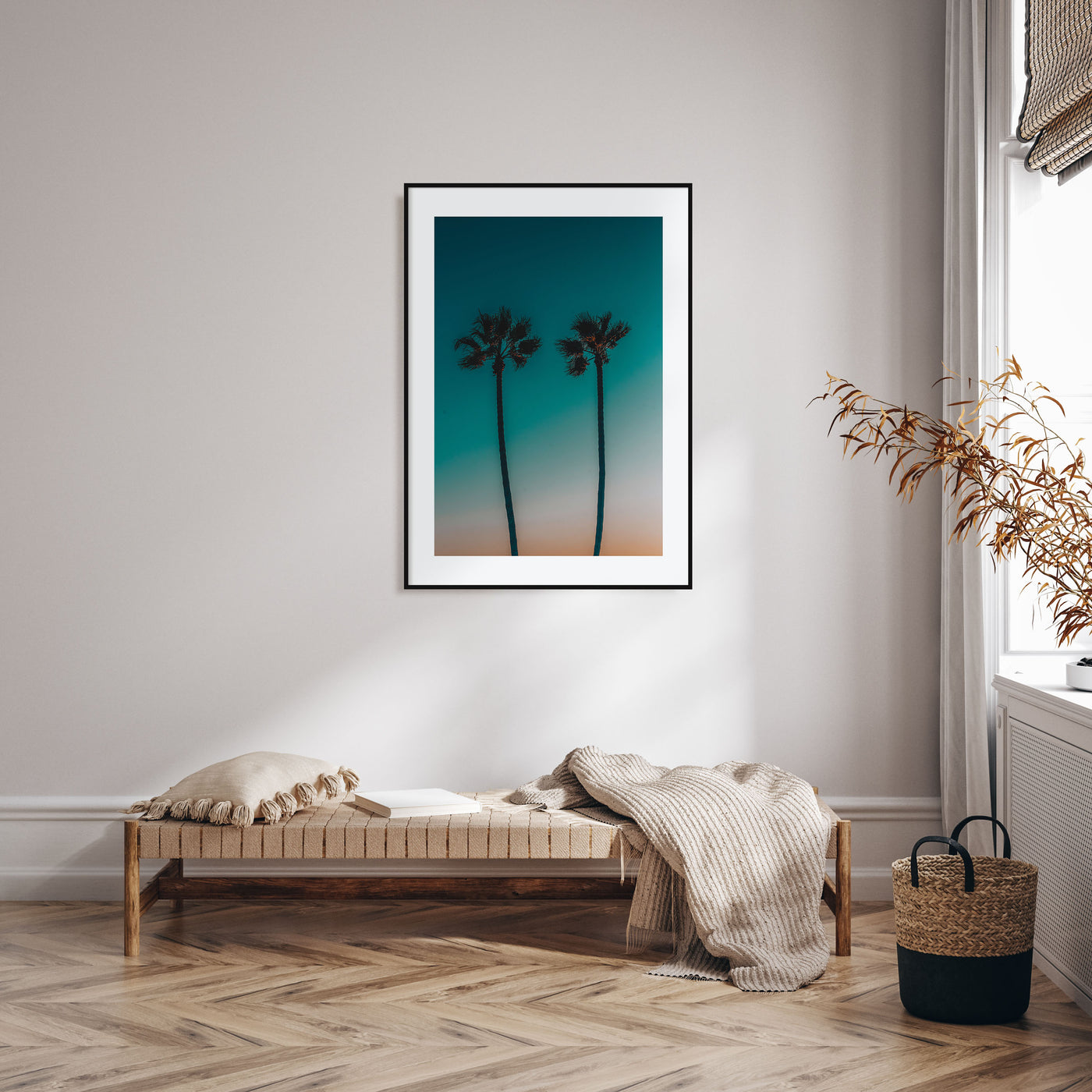 Palm Trees Photo Color No 11 Poster