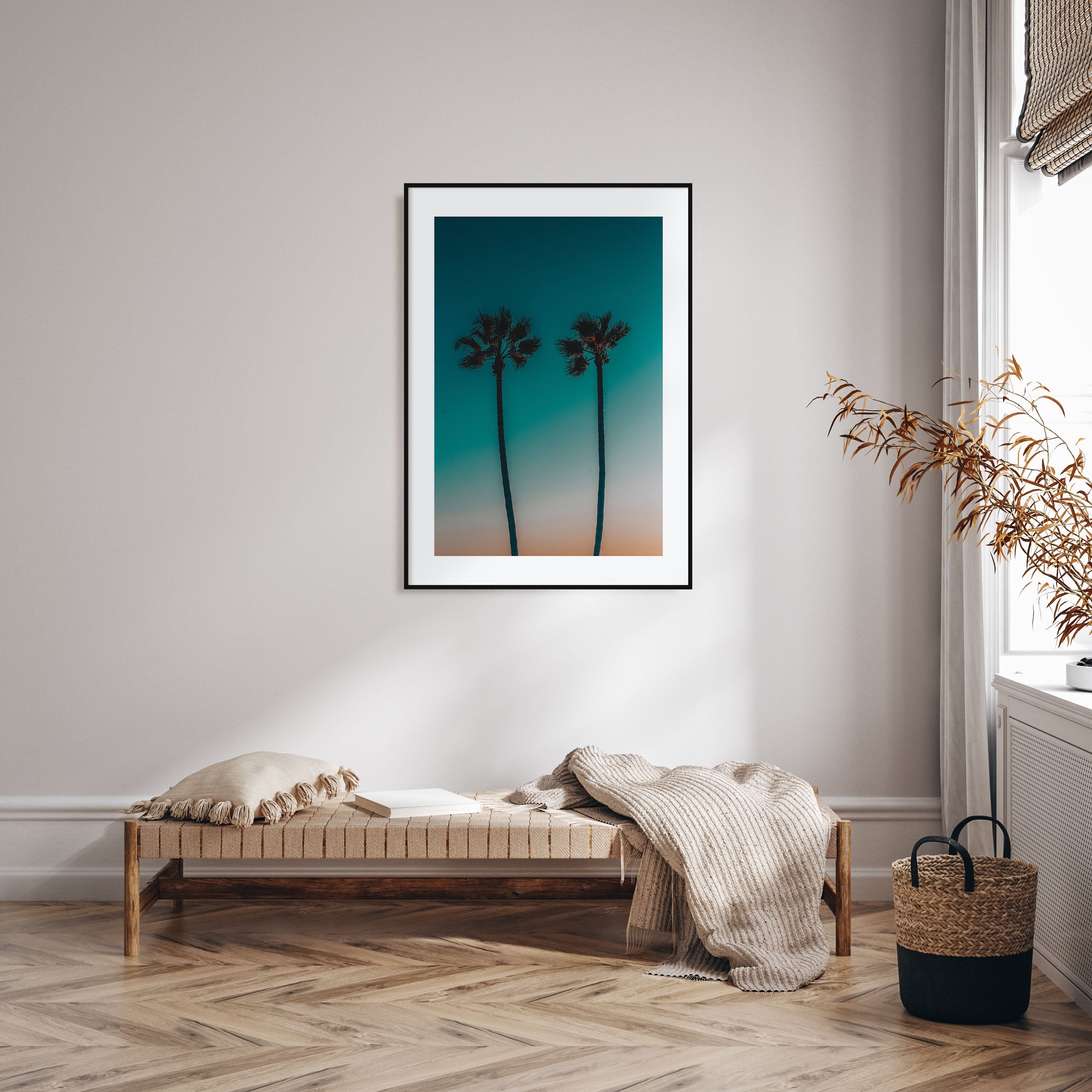 Palm Trees Photo Color No 11 Poster