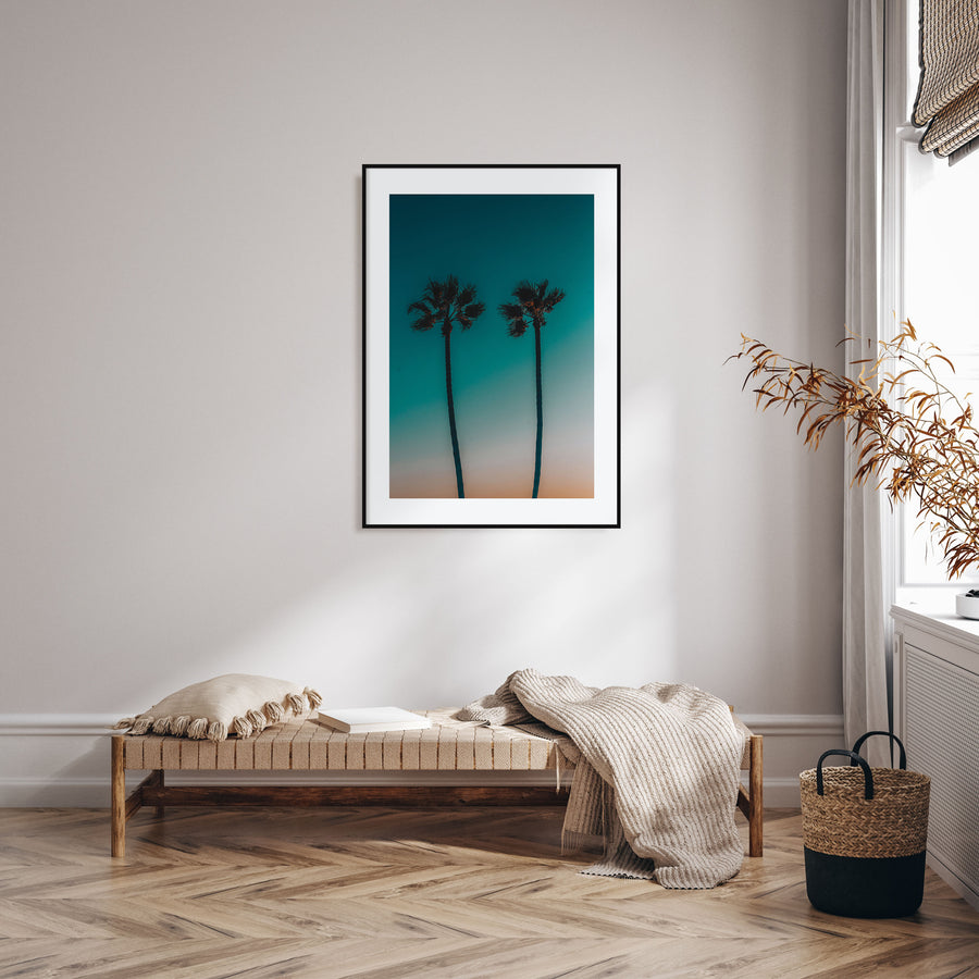 Palm Trees Photo Color No 11 Poster