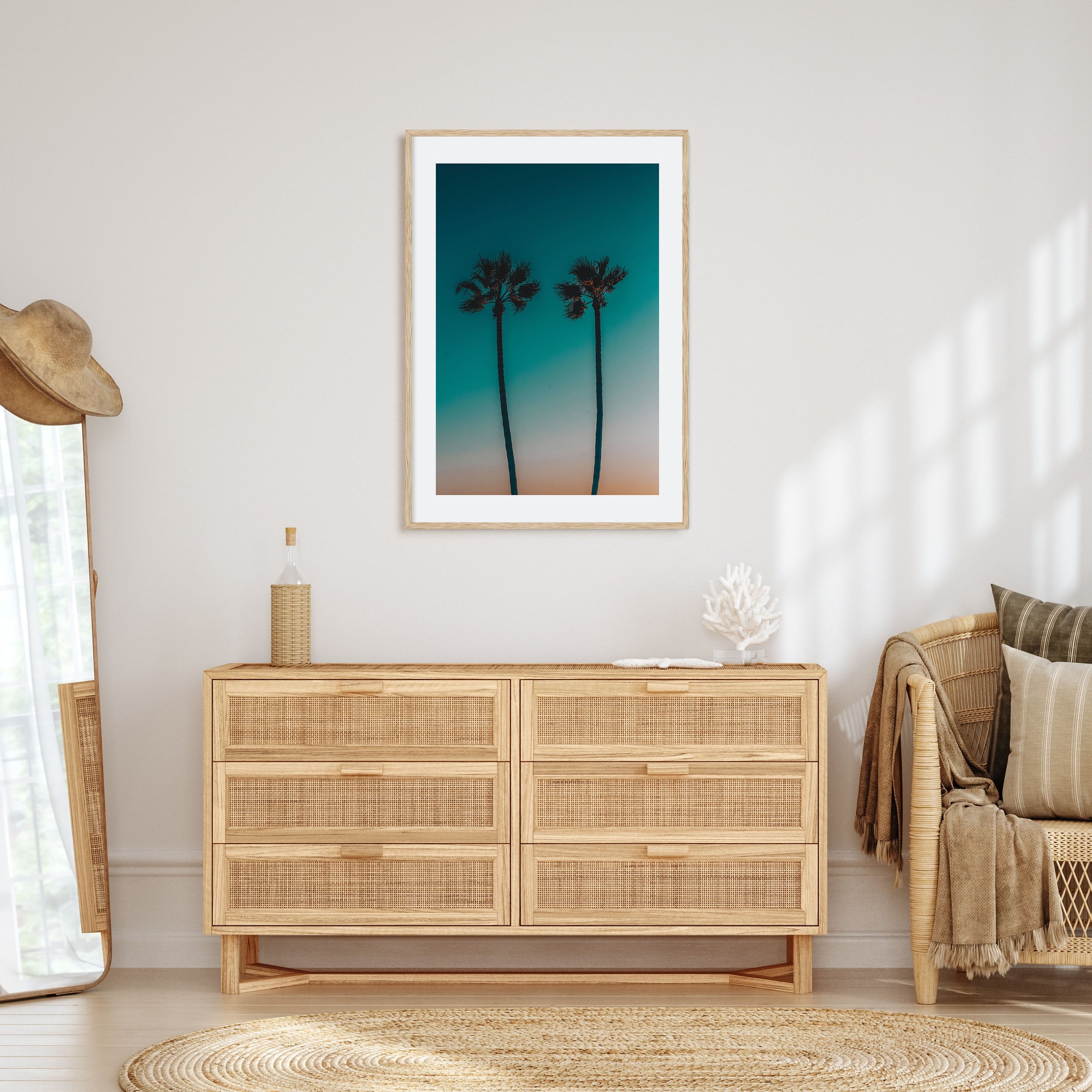 Palm Trees Photo Color No 11 Poster