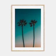 Palm Trees Photo Color No 11 Poster