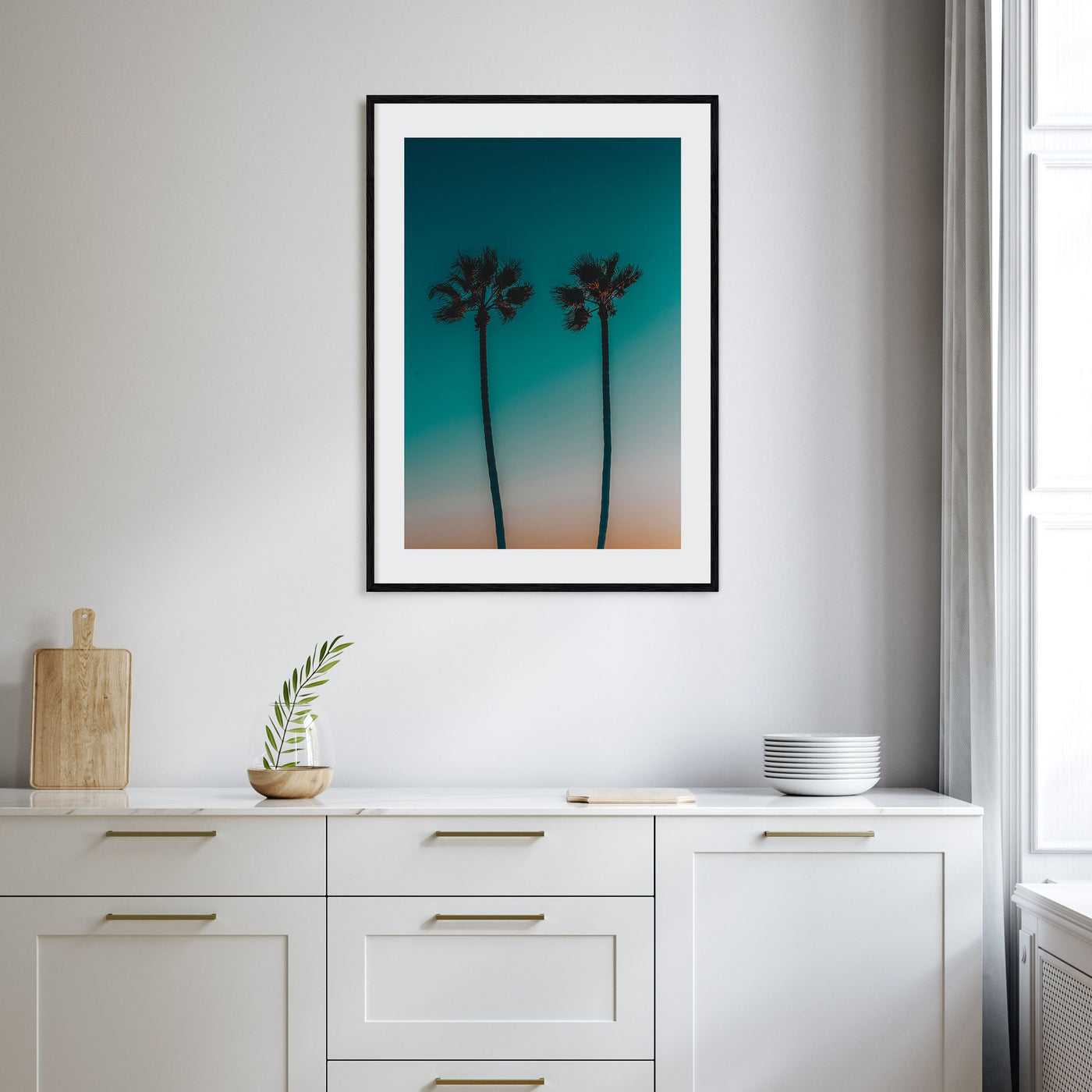 Palm Trees Photo Color No 11 Poster