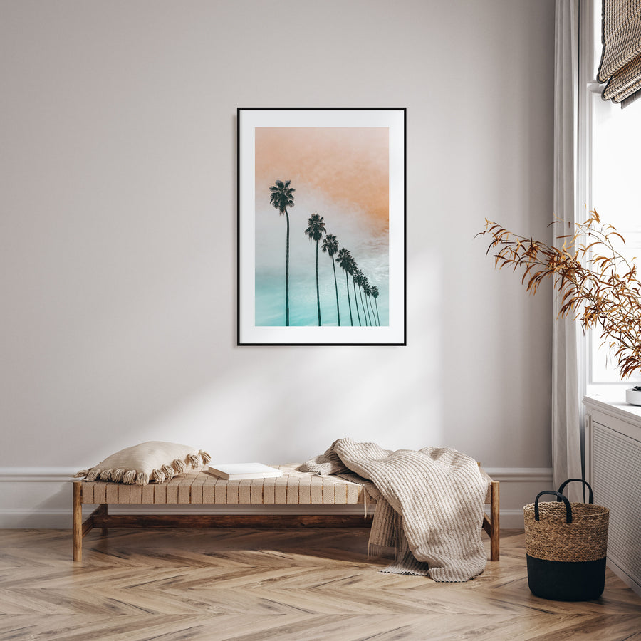 Palm Trees Photo Color No 2 Poster