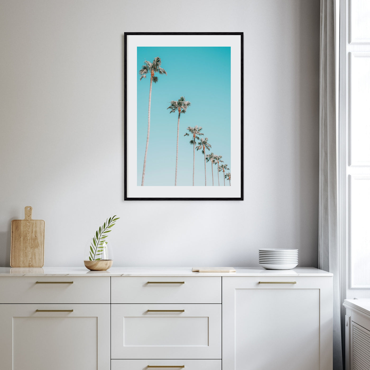 Palm Trees Photo Color No 3 Poster