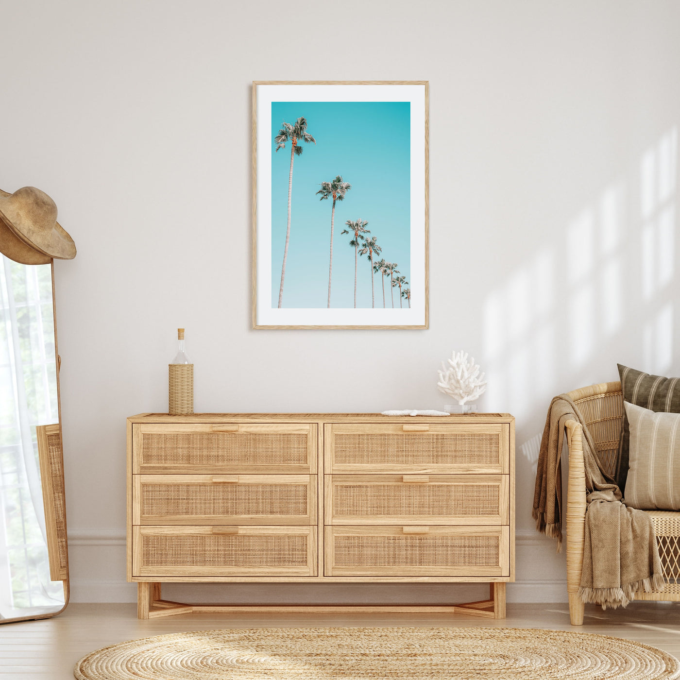 Palm Trees Photo Color No 3 Poster