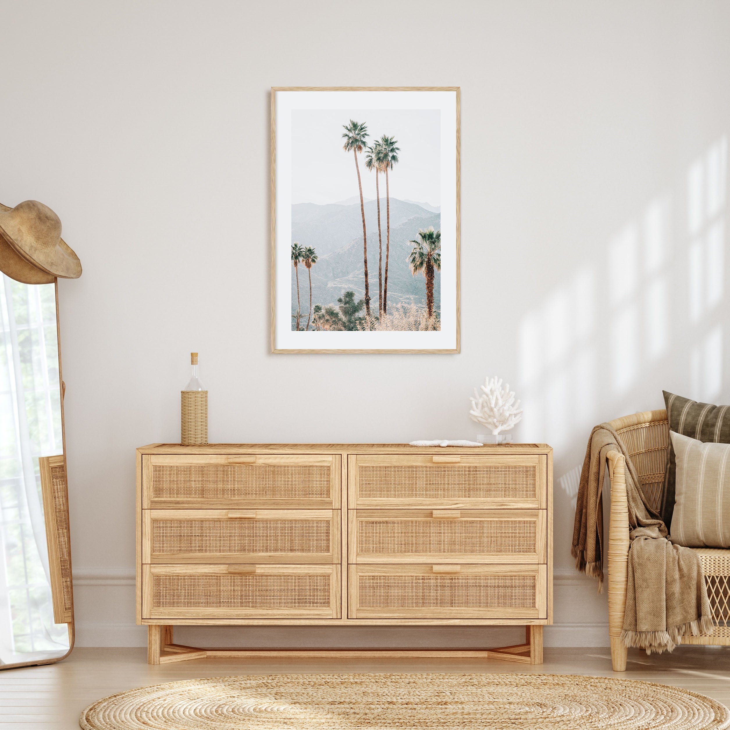 Palm Trees Photo Color No 4 Poster